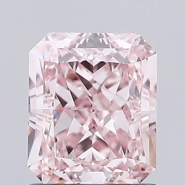 1.24ct Radiant Lab Grown Diamond (Colour Fancy Intense Pink, Clarity VS1, IGI Certified)