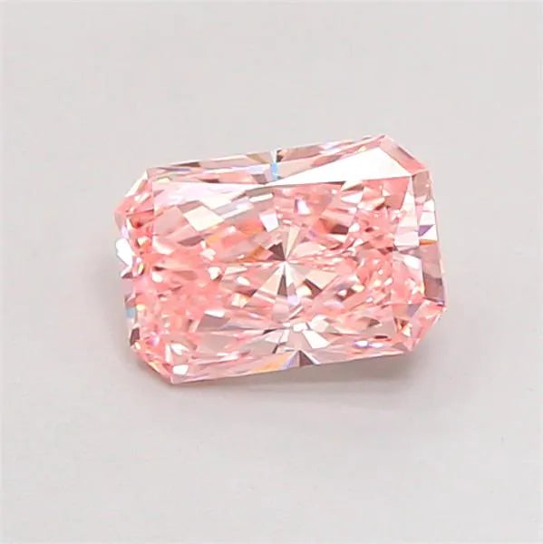 1.24ct Radiant Lab Grown Diamond (Colour Fancy Vivid Pink, Clarity VS1, IGI Certified)