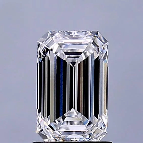 1.25ct Emerald Lab Grown Diamond (Colour D, Clarity VVS1, IGI Certified)