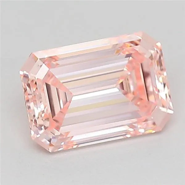 1.25ct Emerald Lab Grown Diamond (Colour Fancy Intense Pink, Clarity VS1, IGI Certified)
