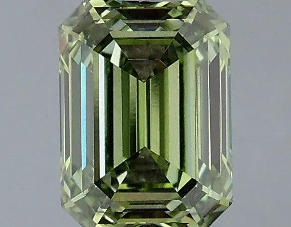 1.25ct Emerald Lab Grown Diamond (Colour Fancy Vivid Green, Clarity VVS2, IGI Certified)