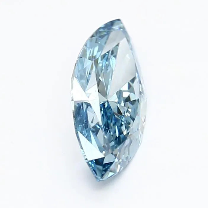 1.25ct Marquise Lab Grown Diamond (Colour Fancy Vivid Blue, Clarity VS1, IGI Certified)