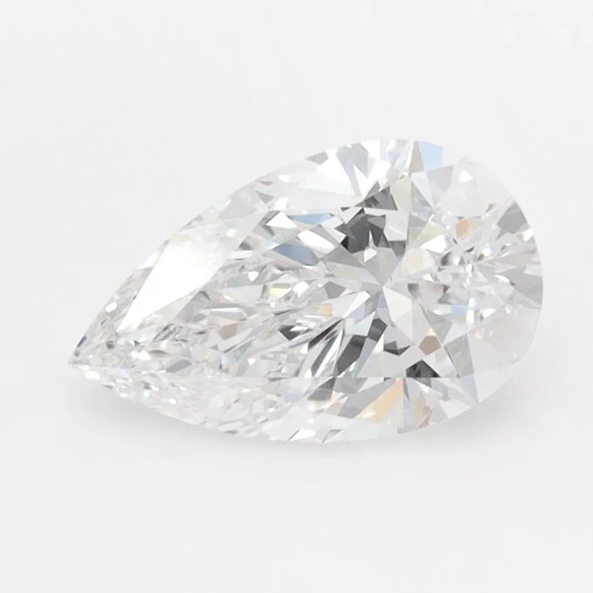 1.25ct Pear Lab Grown Diamond (Colour D, Clarity IF, IGI Certified)