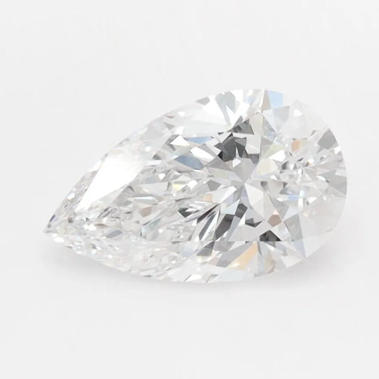 1.25ct Pear Lab Grown Diamond (Colour D, Clarity IF, IGI Certified)