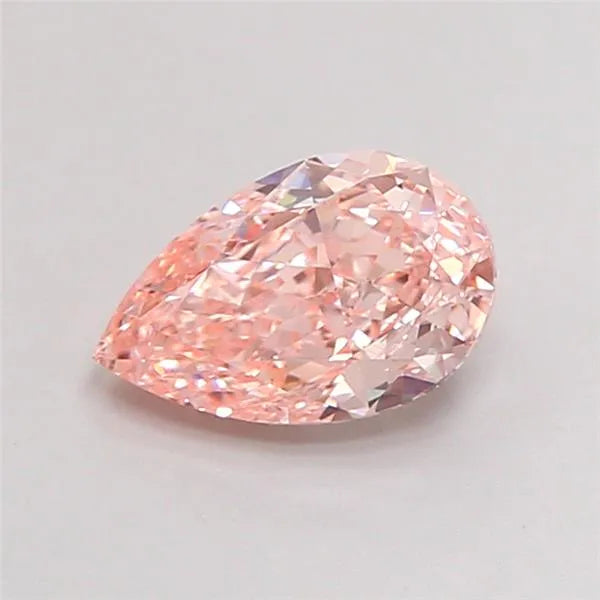 1.25ct Pear Lab Grown Diamond (Colour Fancy Vivid Pink, Clarity SI1, IGI Certified)