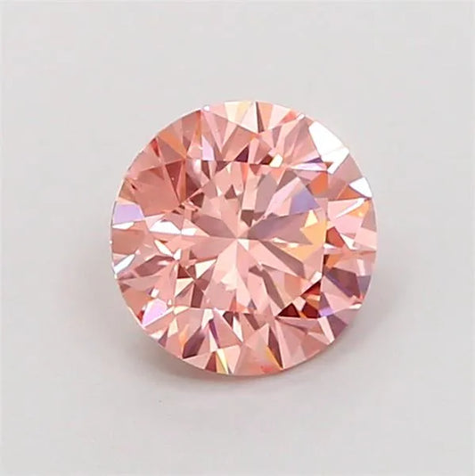 1.25ct Round Lab Grown Diamond (Colour Fancy Intense Pink, Clarity VS1, Cut ID, IGI Certified)