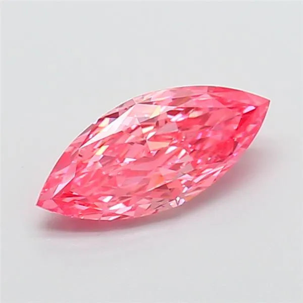 1.26ct Marquise Lab Grown Diamond (Colour Fancy Vivid Pink, Clarity VS1, IGI Certified)