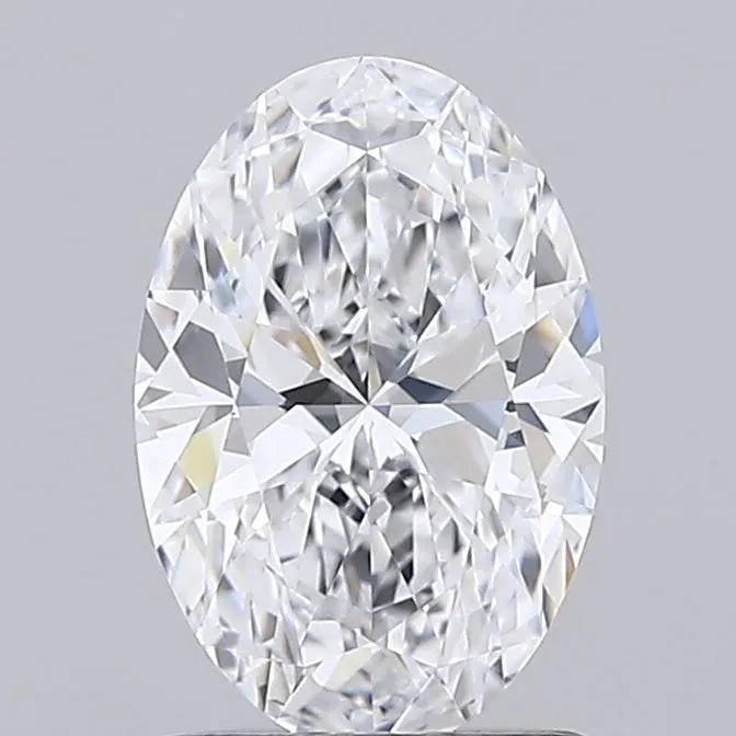 1.26ct Oval Lab Grown Diamond (Colour D, Clarity IF, Cut EX, IGI Certified)