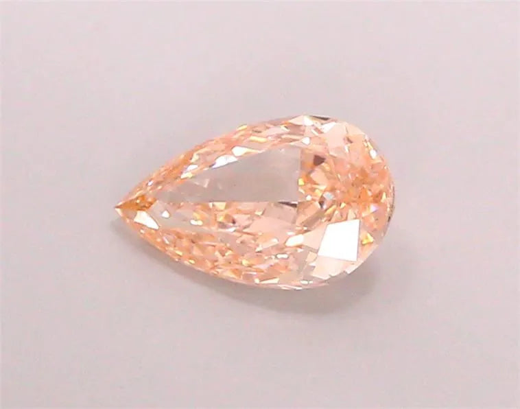1.26ct Pear Lab Grown Diamond (Colour Fancy Brown Pink, Clarity VS2, IGI Certified)