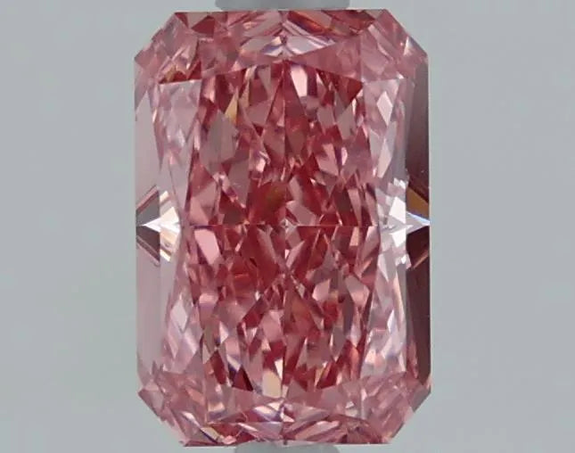 1.26ct Radiant Lab Grown Diamond (Colour Fancy Vivid Pink, Clarity VVS2, IGI Certified)