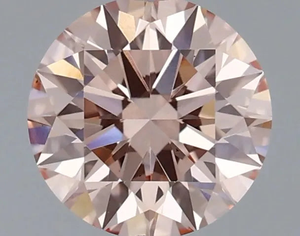 1.26ct Round Lab Grown Diamond (Colour Fancy Intense Pink, Clarity VS1, Cut ID, IGI Certified)