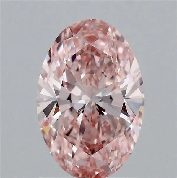 1.27ct Oval Lab Grown Diamond (Colour Fancy Intense Pink, Clarity VS1, IGI Certified)