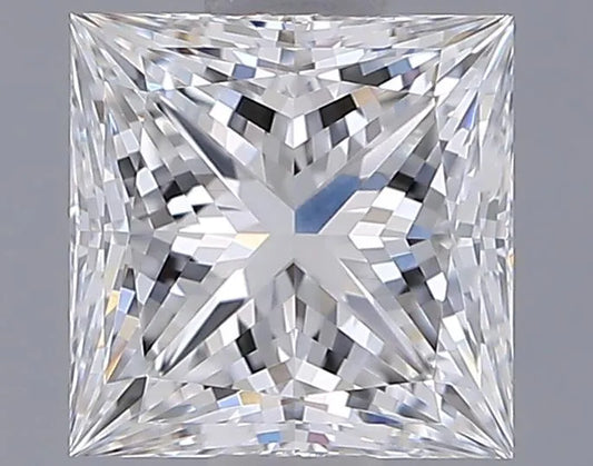 1.27ct Princess Lab Grown Diamond (Colour E, Clarity VVS1, IGI Certified)
