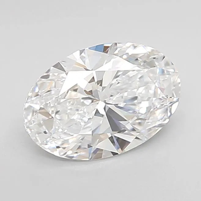 1.28ct Oval Lab Grown Diamond (Colour D, Clarity VVS1, Cut EX, IGI Certified)