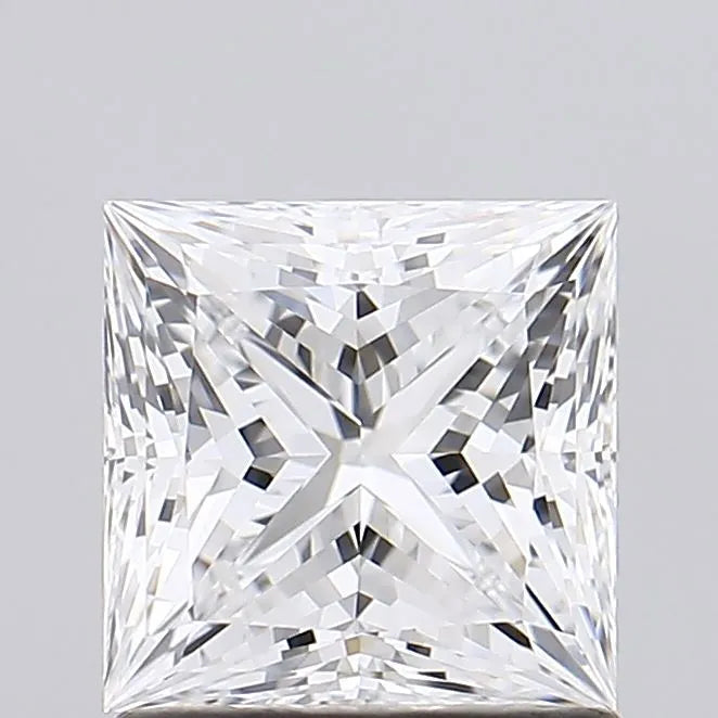 1.28ct Princess Lab Grown Diamond (Colour D, Clarity FL, Cut EX, IGI Certified)