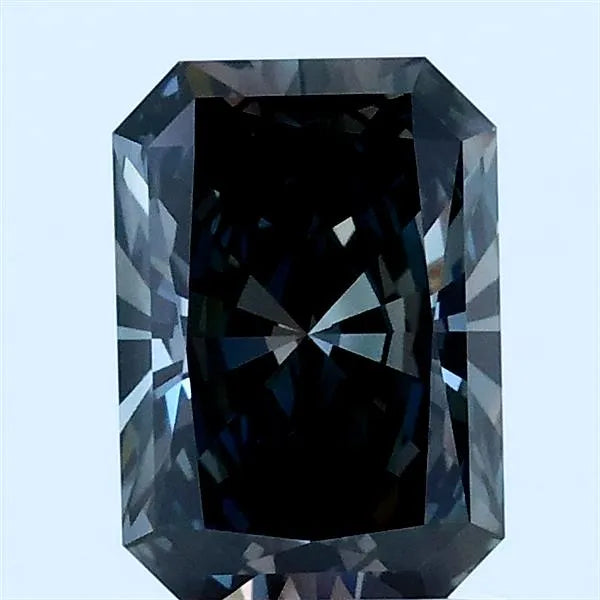 1.28ct Radiant Lab Grown Diamond (Colour Fancy Gray Green, Clarity VVS2, IGI Certified)