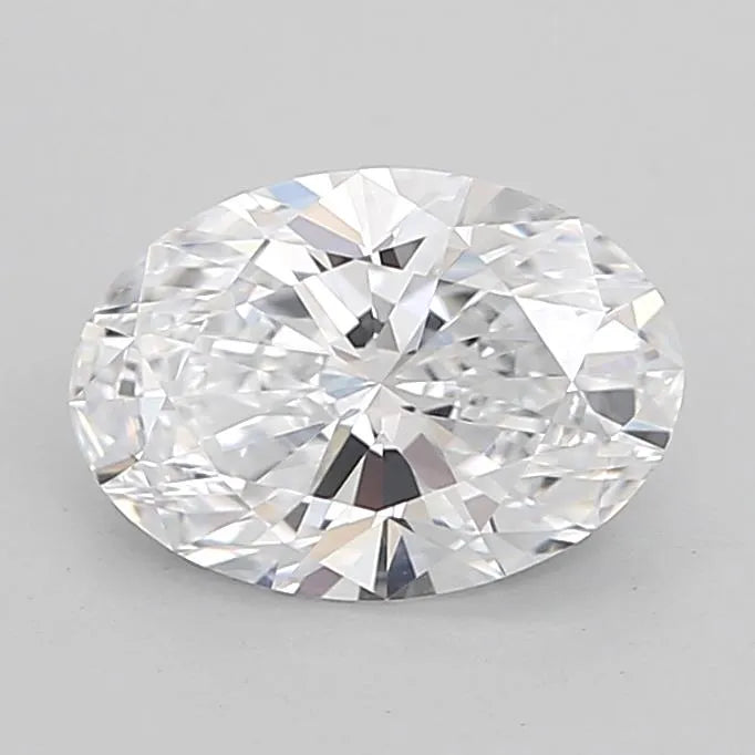1.30ct Oval Lab Grown Diamond (Colour D, Clarity IF, Cut EX, IGI Certified)