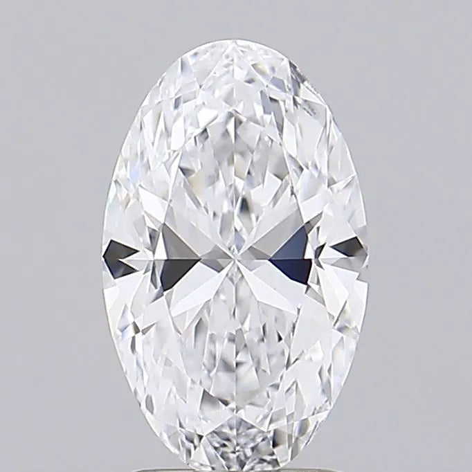 1.30ct Oval Lab Grown Diamond (Colour D, Clarity VS1, IGI Certified)
