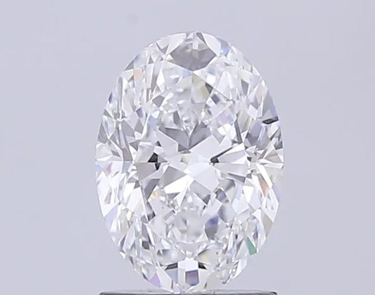 1.31ct Oval Lab Grown Diamond (Colour D, Clarity VVS2, IGI Certified)