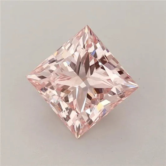 1.31ct Princess Lab Grown Diamond (Colour Fancy Intense Pink, Clarity VS1, IGI Certified)