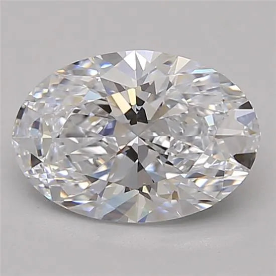 1.32ct Oval Lab Grown Diamond (Colour D, Clarity IF, GIA Certified)
