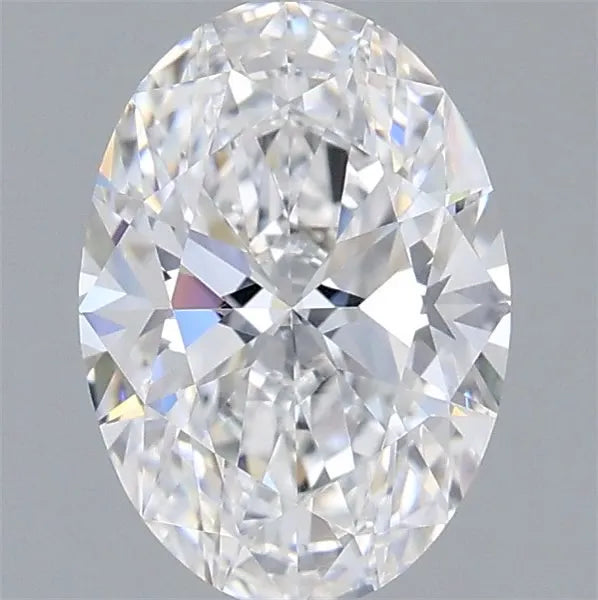 1.32ct Oval Lab Grown Diamond (Colour D, Clarity VVS2, IGI Certified)