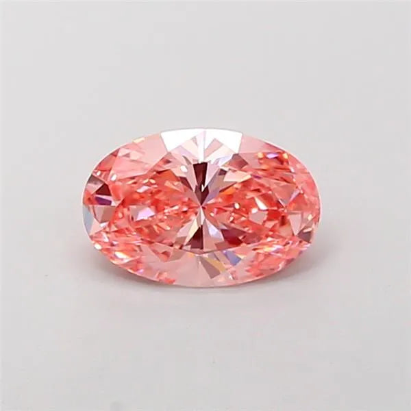 1.32ct Oval Lab Grown Diamond (Colour Fancy Vivid Pink, Clarity VVS2, IGI Certified)
