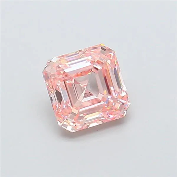 1.33ct Asscher Lab Grown Diamond (Colour Fancy Pink, Clarity VVS2, IGI Certified)