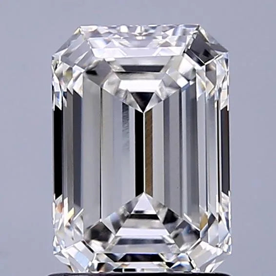 1.34ct Emerald Lab Grown Diamond (Colour F, Clarity VVS2, IGI Certified)