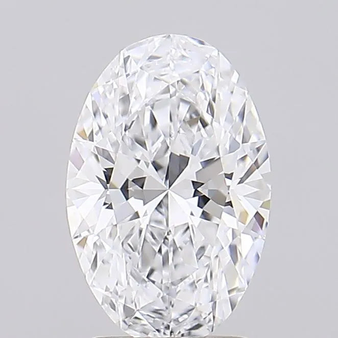 1.34ct Oval Lab Grown Diamond (Colour D, Clarity VVS1, IGI Certified)