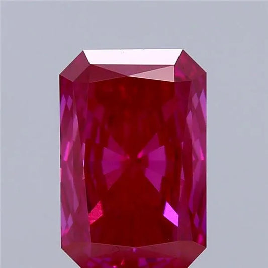 1.34ct Radiant Lab Grown Diamond (Colour Fancy Deep Pink, Clarity VS1, IGI Certified)