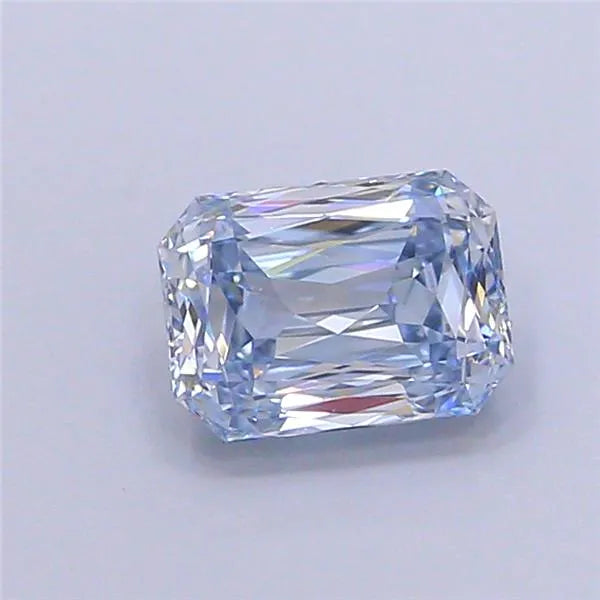 1.34ct Radiant Lab Grown Diamond (Colour Fancy Light Blue, Clarity VS1, IGI Certified)
