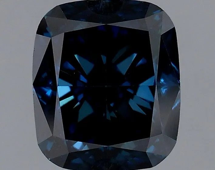 1.35ct Cushion modified Lab Grown Diamond (Colour Fancy Deep Blue, Clarity VS2, Cut VG, IGI Certified)