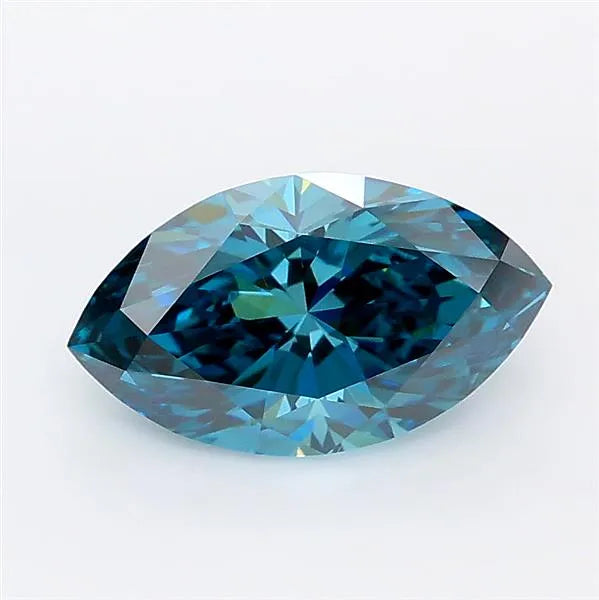 1.35ct Marquise Lab Grown Diamond (Colour Fancy Deep Blue, Clarity VVS2, IGI Certified)