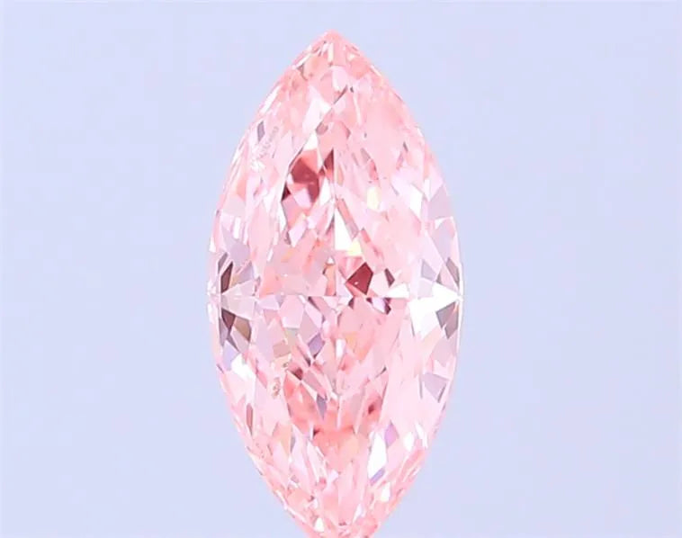 1.35ct Marquise Lab Grown Diamond (Colour Fancy Vivid Pink, Clarity VS1, IGI Certified)
