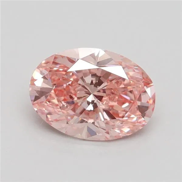 1.35ct Oval Lab Grown Diamond (Colour Fancy Intense Pink, Clarity VS2, IGI Certified)