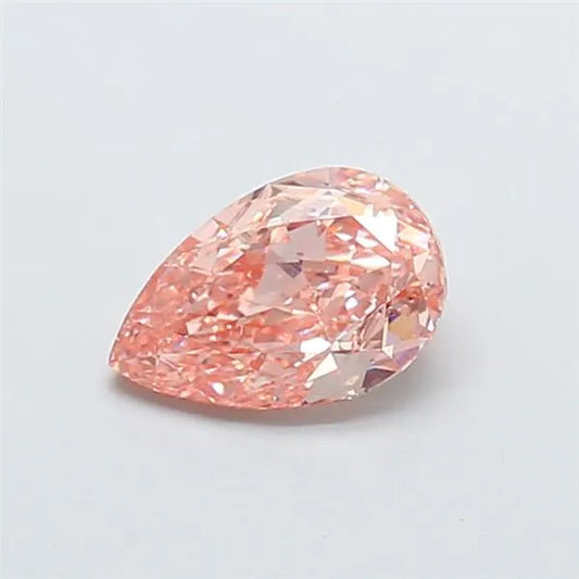1.35ct Pear Lab Grown Diamond (Colour Fancy Intense Pink, Clarity VVS2, IGI Certified)