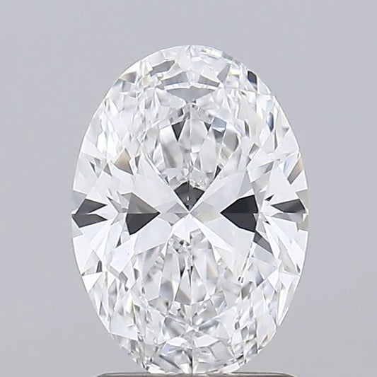1.36ct Oval Lab Grown Diamond (Colour D, Clarity IF, IGI Certified)