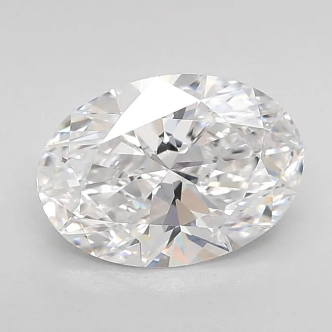 1.36ct Oval Lab Grown Diamond (Colour D, Clarity VS2, IGI Certified)