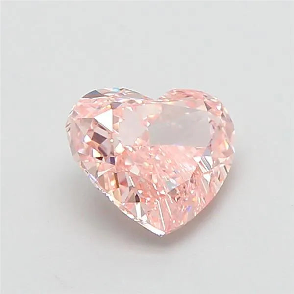 1.37ct Heart Lab Grown Diamond (Colour Fancy Intense Pink, Clarity VVS2, IGI Certified)