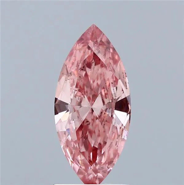 1.37ct Marquise Lab Grown Diamond (Colour Fancy Vivid Pink, Clarity SI1, IGI Certified)