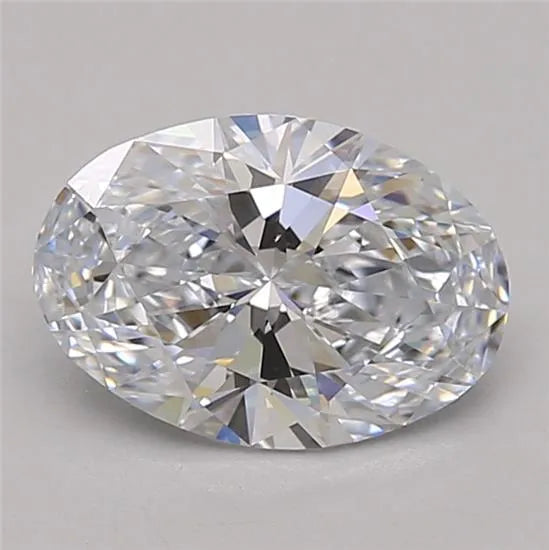 1.37ct Oval Lab Grown Diamond (Colour E, Clarity IF, GIA Certified)