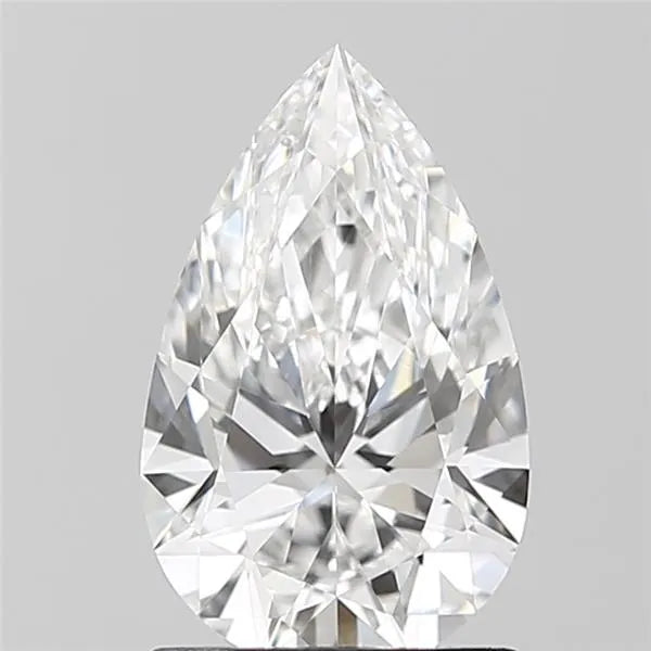 1.37ct Pear Lab Grown Diamond (Colour D, Clarity VVS2, IGI Certified)