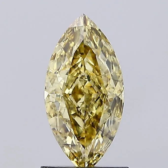 1.38ct Marquise Lab Grown Diamond (Colour Fancy Intense Yellow, Clarity SI1, IGI Certified)