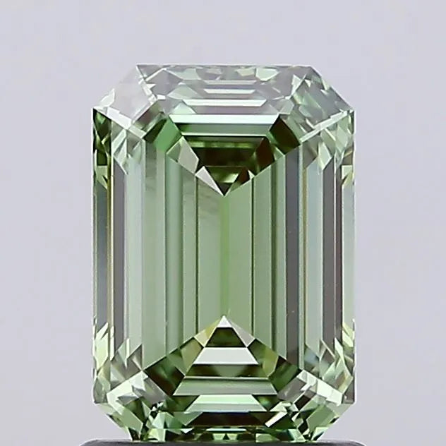 1.39ct Emerald Lab Grown Diamond (Colour Fancy Intense Green, Clarity VS1, IGI Certified)