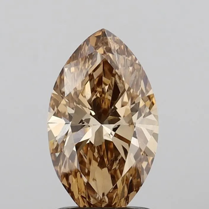 1.39ct Marquise Lab Grown Diamond (Colour Fancy Brown, Clarity VVS2, IGI Certified)