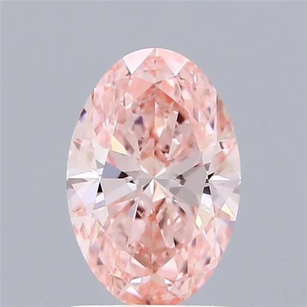 1.39ct Oval Lab Grown Diamond (Colour Fancy Vivid Pink, Clarity VS1, IGI Certified)