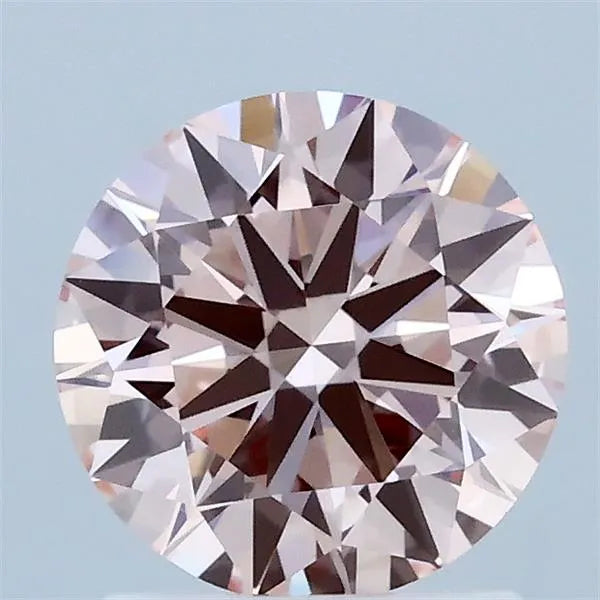 1.39ct Round Lab Grown Diamond (Colour Fancy Intense Pink, Clarity VVS2, Cut ID, IGI Certified)