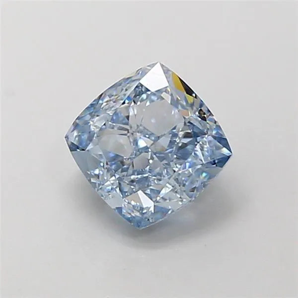 1.40ct Cushion modified Lab Grown Diamond (Colour Fancy Intense Blue, Clarity VVS1, IGI Certified)