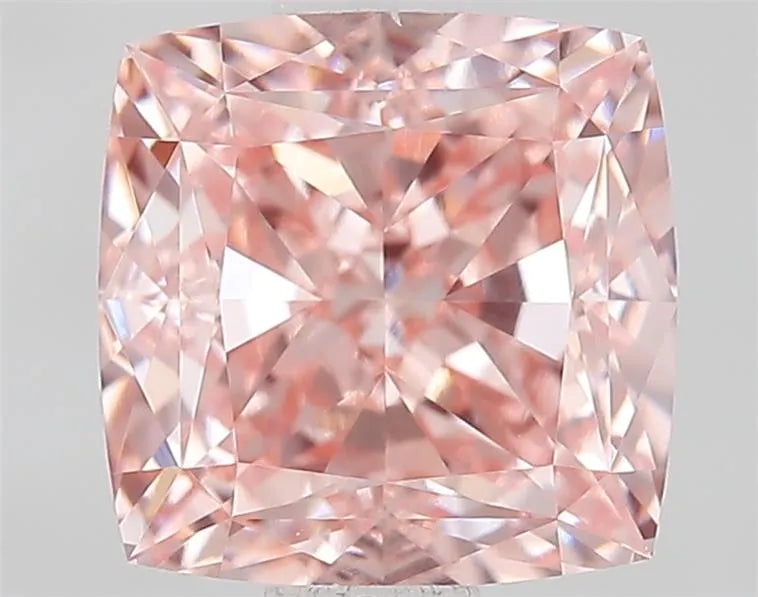 1.40ct Cushion modified Lab Grown Diamond (Colour Fancy Intense Pink, Clarity VVS2, IGI Certified)
